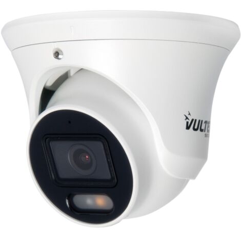Vultech Telecamera IP Dome 5MP Dual Light Showcolor per Interno/Esterno IP67