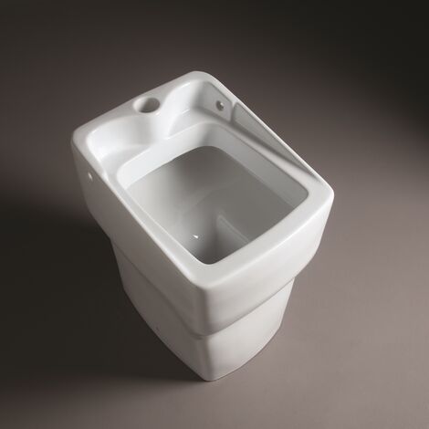Vuotatoio Community bianco di Ceramica Alice
