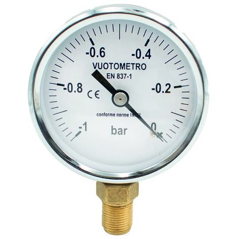 Vuotometro attacco radiale dn80 3/8" 1/0bar