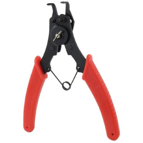 VURAHOME - 1 pièces 4 en 1 pince à circlips multi-sertissage pince multifonctionnelle outil dissolvant d'anneau externe interne pince à circlip fixe outil de réparation