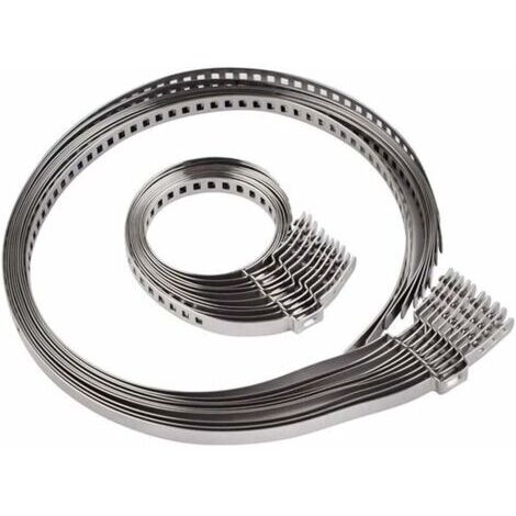 VURAHOME - 10 Pcs Collier Soufflet Cardan,Pince De Joint HomocinéTique d'arbre à Cardan Collier De Serrage en Acier Inoxydable Réglable