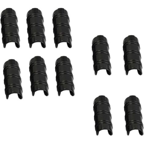 VURAHOME - 19Mm Serre Cadre Tube Tige Clip Serre Film Plastique Clips de Tuyau Pinces de Tuyau Fixes Connecteur Pinces Net Jardin Ombre Accessoires 10 Pièces，