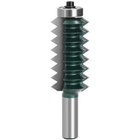 VURAHOME - 1pc 12mm Tige Joint Colle Fraise panneau Surélevé V joint De Routeur pour Bois Tenon Menuiserie Cône Tenonnage Peu