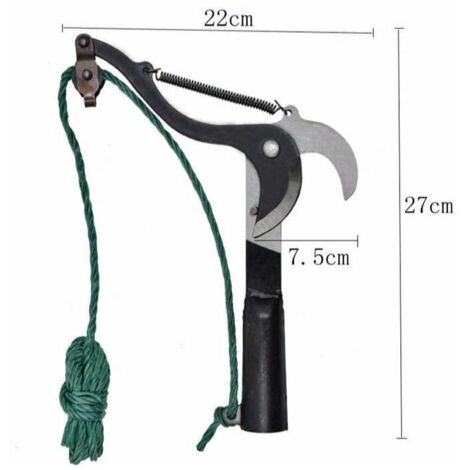 VURAHOME - 1PC haute Altitude Extension ébrancheur branche ciseaux extensible arbre fruitier élagage scie coupe jardin tondeuse outil avec corde