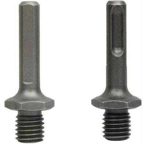 VURAHOME - 2 Pièces Adaptateur M14 Filetage Mâle à Fem et triangle Fem pour Meuleuse Perceuse Forage,