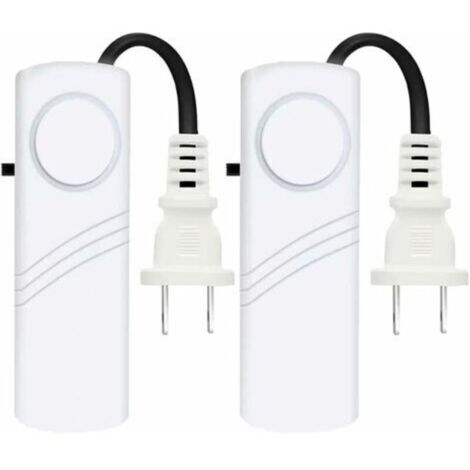 VURAHOME - 2 x alarme de panne de courant alarme de panne de courant automatique 80dB indicateur LED alarme intelligente
