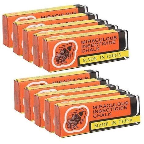 VURAHOME - 20 boîtes anti-cafards craie magique sans poussière pour cafards fourmis,de