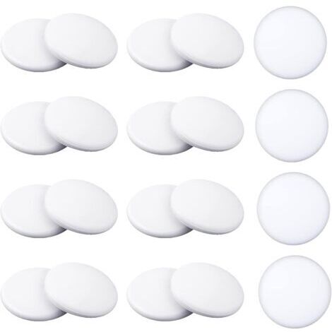 VURAHOME - 20 butoirs porte protecteurs muraux adhésifs, silicone réutilisables, absorbent chocs, protègent surfaces murales