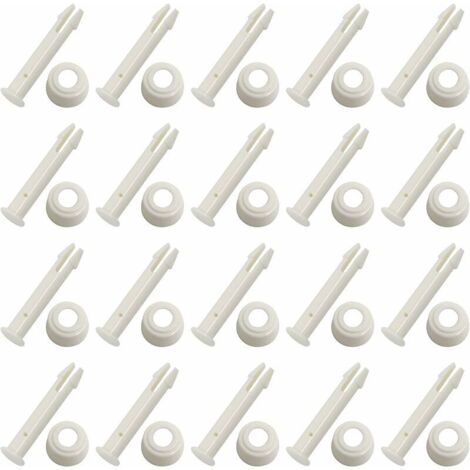 VURAHOME - 20 Goupilles de Joint de Piscine en Plastique pour IPiscine commune Pins avec Joints pièces de Rechange pour piscine IFrame, Intexpool Replacement Spare Parts(5,5 cm)