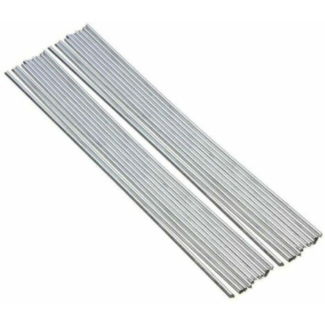 VURAHOME - 20pcs fil de soudage en aluminium fil de soudage en aluminium a basse temperature electrode en aluminium solide, 25cm  1.6mm