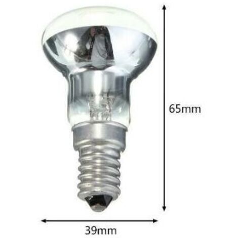 VURAHOME - 25W E14 R39 Ampoule à Réflecteur de Lampe à Lave, E14 Culot R39 Ampoule Chauffante, AC220-240V（Lot de4）