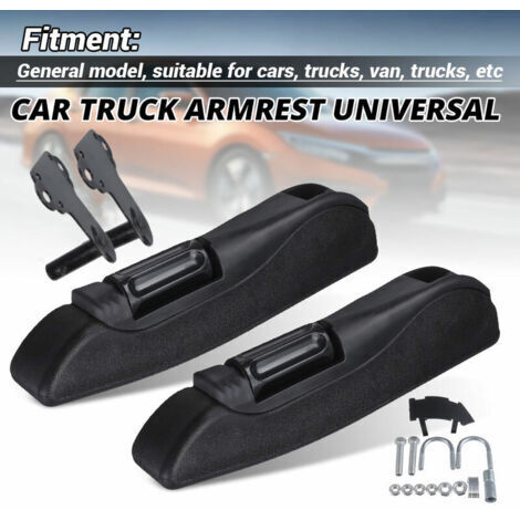 VURAHOME - 2x accoudoir central de camion de voiture universel accoudoir réglable L + R 40cm