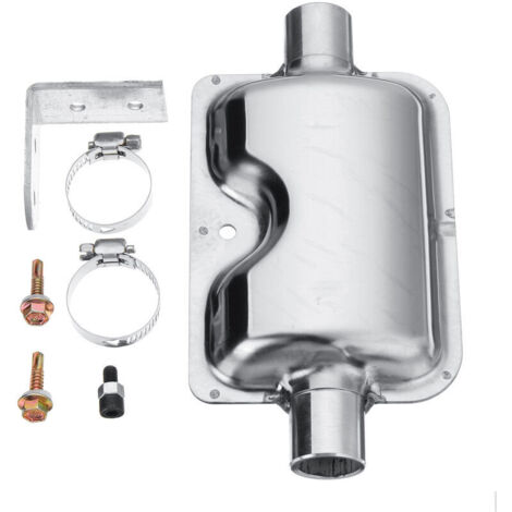 VURAHOME - 2x silencieux d'échappement φ24mm avec jeu de supports Pour chauffage de stationnement diesel Ebespacher