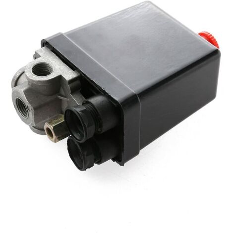 VURAHOME - 4 port compresseur d'air pressure switch control valve 240V AC 20A 175 PSI 12 Bar
