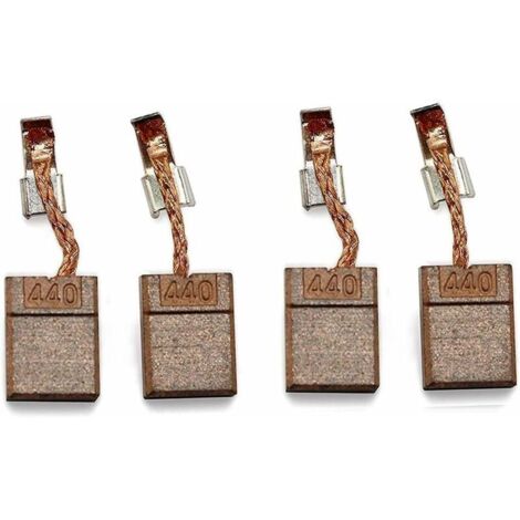 VURAHOME - 4Pcs Brosse À Charbons Moteur pour MAKITA CB-440/ CB-448 CB-436/195021-6/194427-5/194159-4 18V BHP458 BHP454