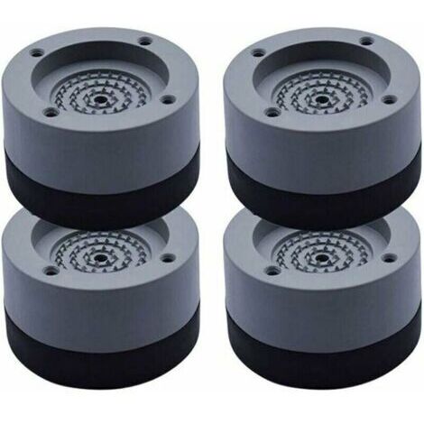 VURAHOME - 4Pcs Patins Anti Vibration Tampon Anti-vibration Lave Linge Universel Pieds Stabilisateur Piédestal pour Lave-Linge Réfrigérateur,de