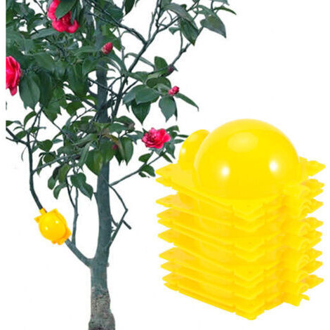 VURAHOME - 5 ensembles de greffage de plantes réutilisables Dispositif d'enracinement de coupe Boule de propagation haute pression pour diverses plantes Jaune,DUBUNS