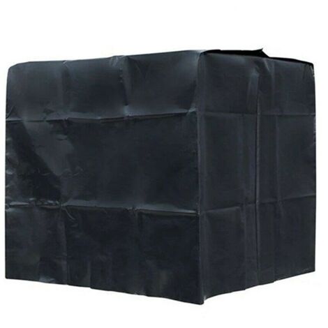 VURAHOME -600 Iiters IBC Container Housse De Protection 210D Oxford Tissu Housse Antipoussière Housse De Pluie 120x80x100cm - Noir
