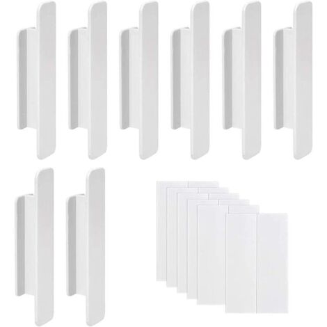 VURAHOME - 8pcs poignées de porte auto-adhésives poignées de fenêtre auto-adhésives