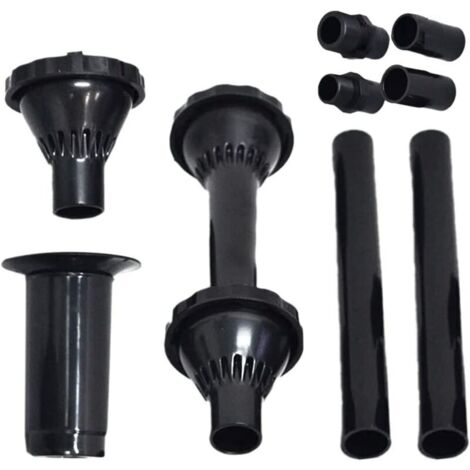VURAHOME - 9Pcs petit kit de buse de fontaine, pointe de buse de fontaine kit de tête de fontaine kit de buse de pompe de fontaine 3 options de buses kit de buse de fontaine kit de buse de pompe d'éta