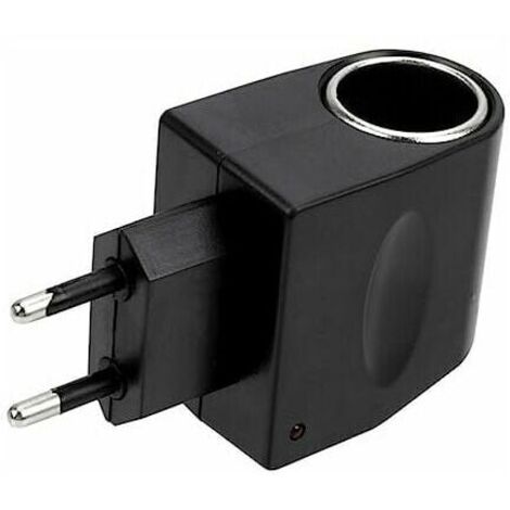 VURAHOME - Adaptateur de convertisseur d'alimentation de Voiture, convertisseur d'adaptateur abaisseur 220V AC à 12V DC 500mA 6W onduleur Adaptateur de Prise Allume-Cigare