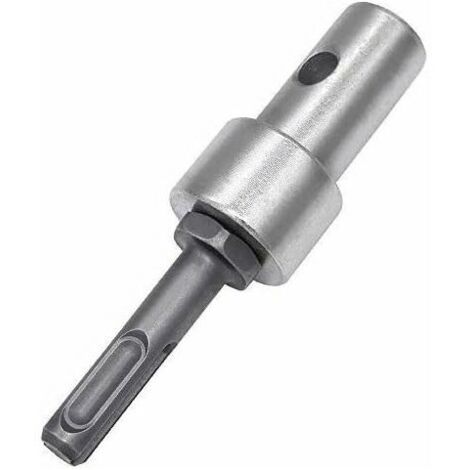 VURAHOME - Adaptateur de perceuse à tarière, adaptateur filetage, mandrin sans clé 1/2", tige ronde M13 x 15 mm