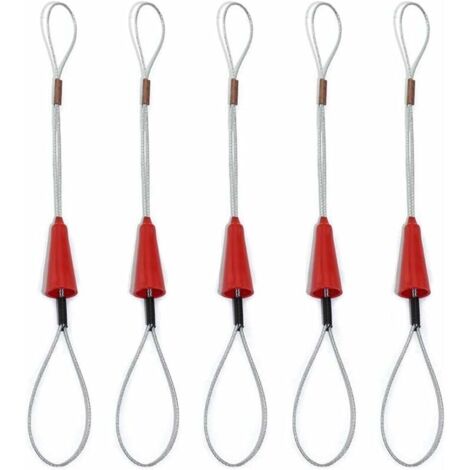 VURAHOME - Aiguille Tire-Fil Outil D'aide à L'installation De Câbles D'électricien Dispositif De Filetage De Câbles Traction De Fil D'outil De Fixation De Bande De Poisson，（5pcs）
