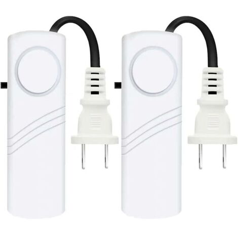 VURAHOME - Alarme de panne de courant 2 pièces, alerte automatique de panne de courant, indicateur LED 80db, sirène d'avertissement d'alarme intelligente, alarme de coupure de courant (nécessite une p