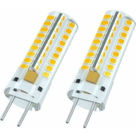 VURAHOME - Ampoule à Filament LED GY6.35, LED G6.35 12V, 7W (Équivalent 50W Halogène), Blanc Chaud 3000K, Angle de Faisceau 360°, Pour Éclairage d'Armoire, Non Dimmable, Lot de 2