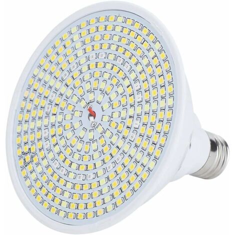 VURAHOME - Ampoule de croissance de plantes à DEL à large tension 85-265 V, 10 W E27 à spectre complet de plantes d'irradiation cultiver des plantes à effet de serre de jardin d'ampoule