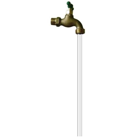 VURAHOME - Arrosoir invisible Fontaine d'arrosoir flottant invisible avec robinet en métal Décoration créative en cascade Convient pour le jardin en extérieur,,1 pièce