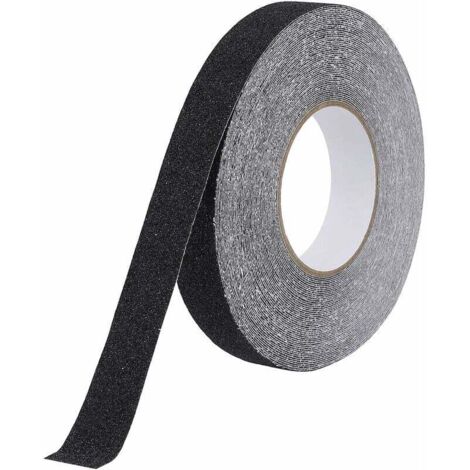VURAHOME - Bandes adhésives antidérapantes avec auto-adhésif, 2,5 cm x 20 m ruban adhésif antidérapant pour bande de roulement d'escalier, coussinet à haute traction pour sols intérieurs et extérieurs