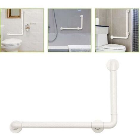 VURAHOME - Barre d'Appui Douche de securite de soutien 304 Inox , XU,poignee Porte-serviettes pour Salle de Bain Baignoire 40x60cm -