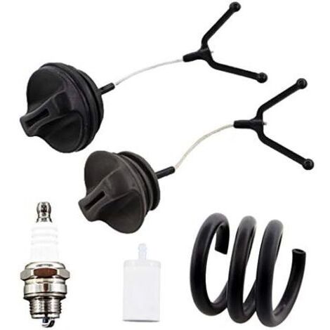 VURAHOME - Bouchon dessence et Bouchon dhuile pour Husqvarna 36 41 42 136 137 141 238 246 254 257 261 262 281 288 340 345 346XP 345EPA 35XP 350 353 362 365 371 Tronçonneuse