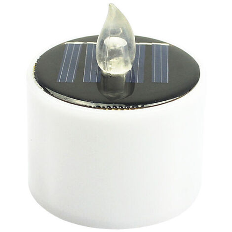 VURAHOME - Bougie Lumière Ménage Solaire LED Protection De L'environnement Lampe À Économie D'énergie 1 pcs
