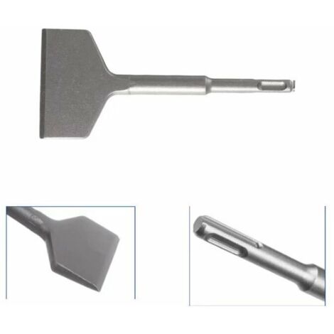 VURAHOME - Burin Carrelage Burin Plat ， Coudé 165 x 75mm Burin Large Professionnel pour Carreaux Carreleur