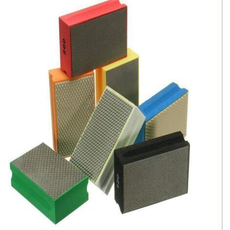 VURAHOME - Cale à poncer à Main en Diamant, Bloc de meulage de Polissage de Diamant, 1500 Grains