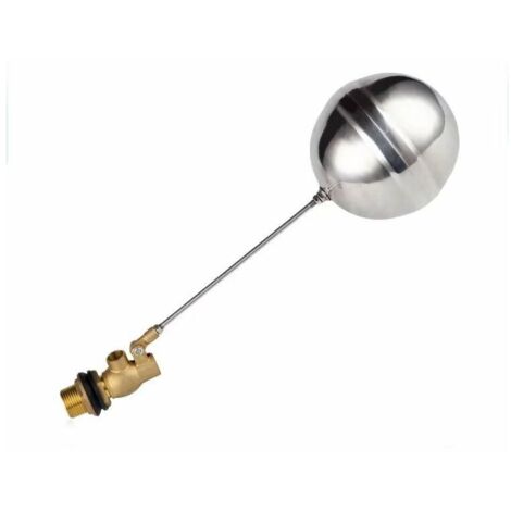VURAHOME -Capteur d'eau en laiton de robinet à flotteur d'eau en laiton de robinet à flotteur DN15 G1/2 pour robinet automatique de niveau d'eau de piscine