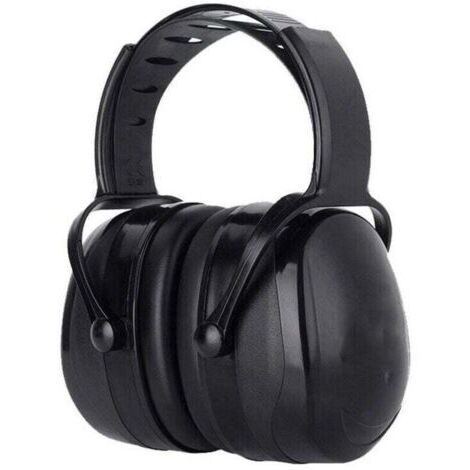 VURAHOME - Casque Anti Bruit Adulte Réglable Confortable, XU, Avec Une Atténuation de SNR 38dB, Pour Milieu Bruyant ou Stressant-Noir -