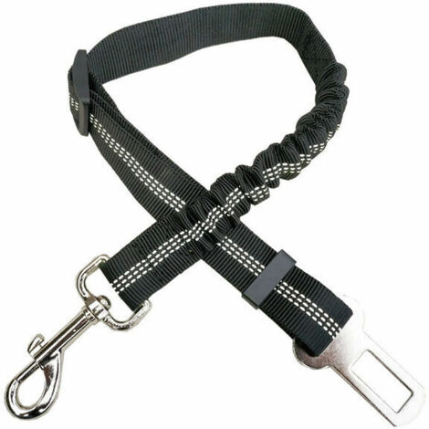 VURAHOME - Ceinture pour Chien Ceinture Chien Voiture avec Système d'absorption Des Chocs et Mousqueton Solide Réglable Harnais pour Chien et Chat