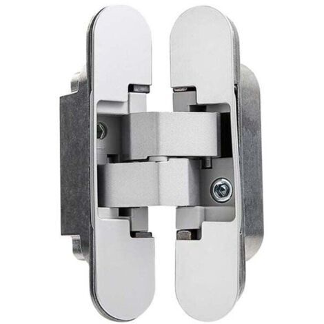 VURAHOME - Charnières invisibles pour portes lourdes 2pcs - Charge 40kg + ouverture 180° - Discretes et robustes - Pour menuiserie - Artisans et installateurs
