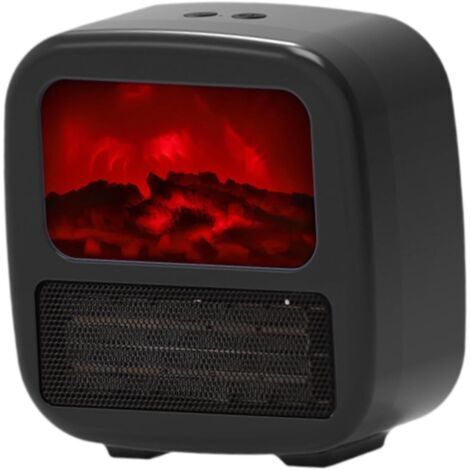 VURAHOME - Chauffage électrique Cheminée électrique Chauffage instantané Chauffage de Table Silencieux Mini radiateur d'appoint pour la Maison Dortoir Tabletop