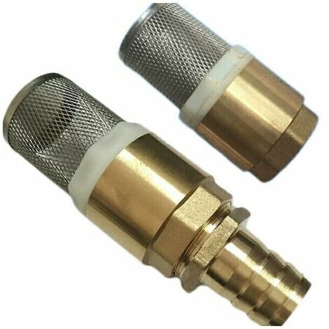 VURAHOME - Clapet anti-retour Pagode de 1 pouce (25MM) Laiton Clapet pied anti-retour avec crépine d'aspiration en acier inox