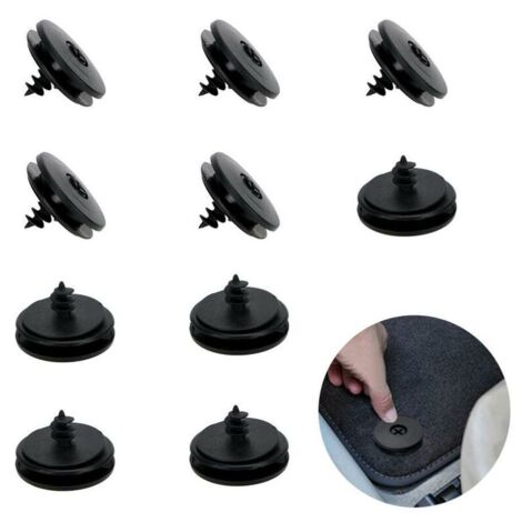 VURAHOME - Clip Universel pour Tapis De Voiture Boucle De Tapis Anti-dérapant Anti-Saut pour Tapis D'automobile Retenue pour Tapis De Sol Clips Supports De Rétention Poignées 20 pièce - Versailles