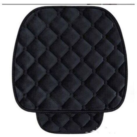 VURAHOME - Couvre-siège de voiture en velours noir – Housse antidérapante avec poche de rangement – Confort optimal pour animaux de compagnie