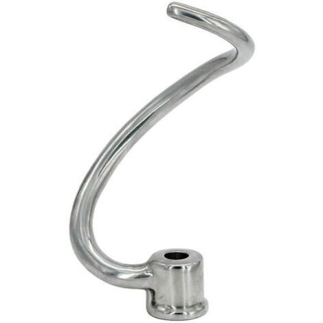 VURAHOME - Crochet pétrisseur de rechange de 7 litres pour batteur sur socle Kitchenaid Ksm7990 Ksm7581 - Acier inoxydable,de