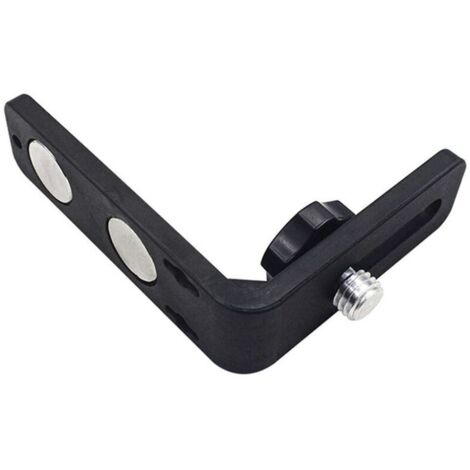 VURAHOME - de niveau – Niveau laser Support magnétique en forme de L – Support de nivellement multifonction en forme de L de 5/8 pouces
