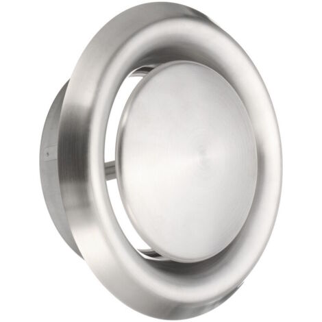 VURAHOME - Diffuseur Echappement Acier Inoxydable Sèche-Linge Grille Ventilateur Extracteur Cuisinière 125mm