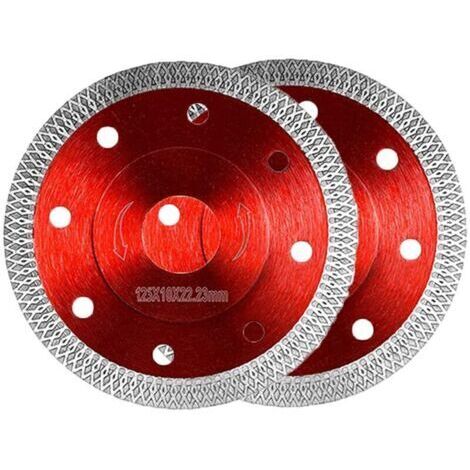 VURAHOME - Disque À Tronçonner Danté Pour Carrelage En Grès Cérame 125 X 22. 23 Mm Pour Carrelage, Granit (Pour Meuleuse D'Angle Ø 125 X 22.23)..