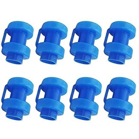 VURAHOME - Embouts de Trampoline 8 Pièces Embouts de Tige de Filet, Pièces de Rechange de Trampoline de Diamètre 25 mm Pour Tiges De Filet de Trampoline (bleu) -Versailles